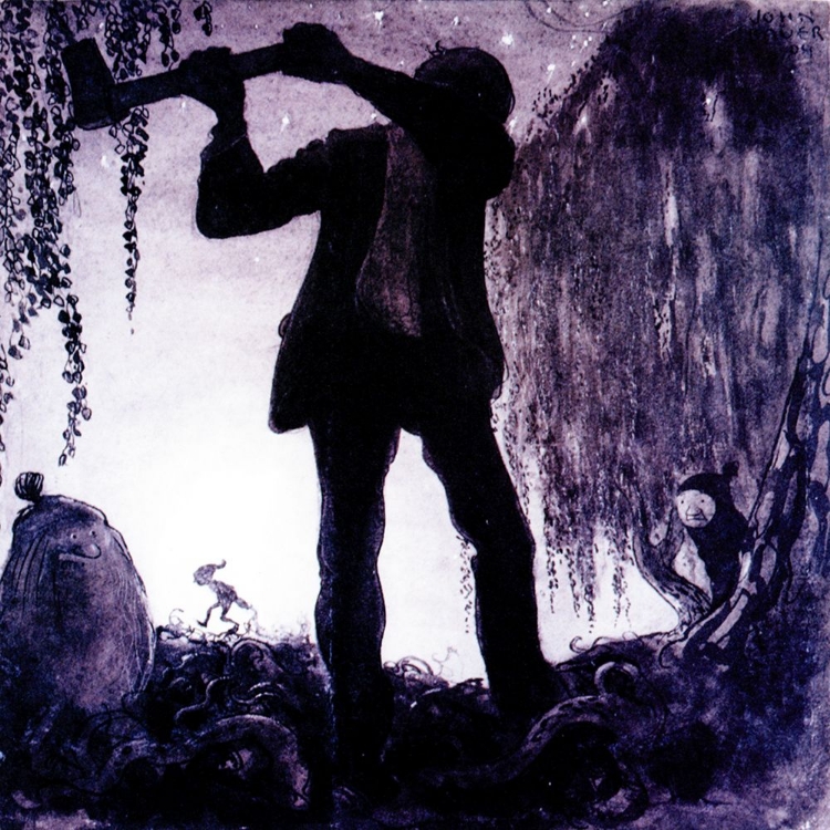 Picture of ANDREW FELLED THE TREE CA 1907