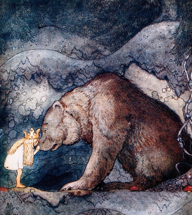 Picture of BELLAS GLORIOUS ADVENTURE WITH A BEAR CA 1907