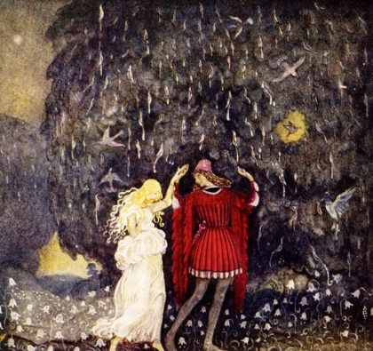 Picture of LENA AND THE LONESOME KNIGHT CA 1910