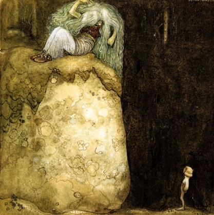 Picture of THE BOY WHO WAS NEVER AFRAID, TROLL CA 1910