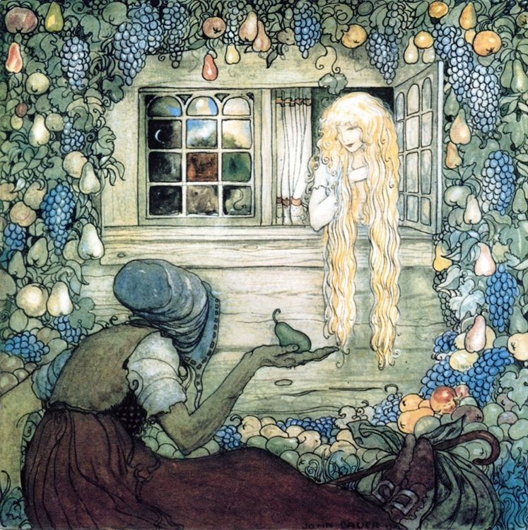 Picture of THE MAGICIANS CAPE, ALVIDA AND FRUIT CA 1910