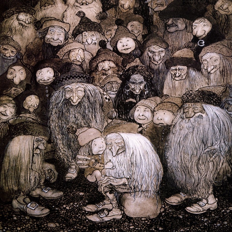 Picture of THE TROLLS AND THE YOUNGEST TOMTE CA 1910