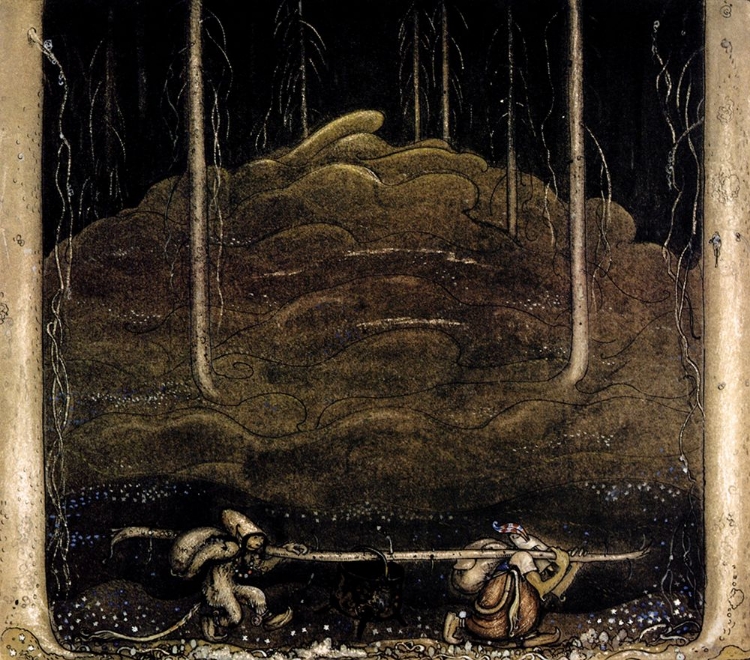 Picture of THEY CARRIED THE TROLLS CAULDRON BETWEEN THEM ON A STICK 1914