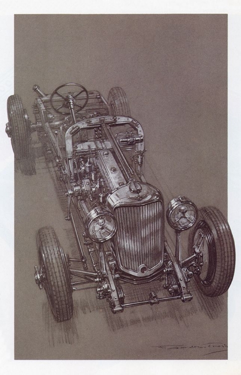 Picture of LAGONDA CHASSIS CUTAWAY