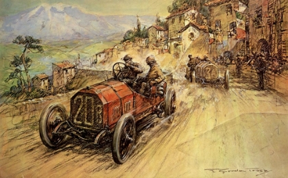 Picture of NAZZAROS WINNER IN TARGA FLORIO 1907