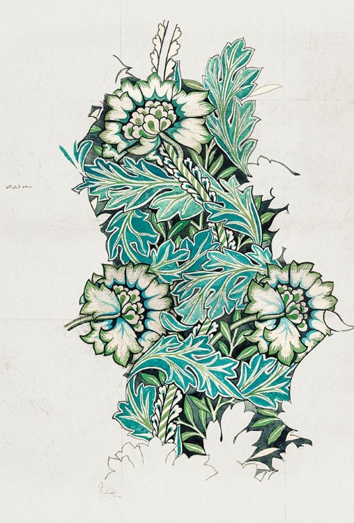 Picture of ANEMONE IN GREEN 1876