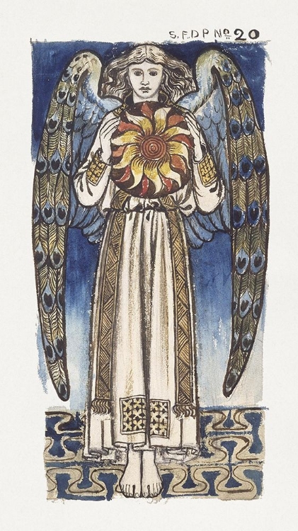 Picture of ANGEL HOLDING A SUN 1860