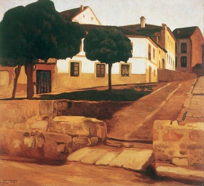 Picture of STREET IN AVILA, AVILA LANDSCAPE 1908