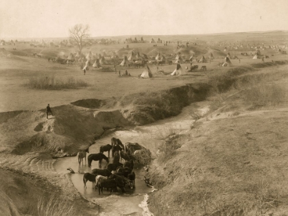 Picture of LAKOTA INDIAN ENCAMPMENT