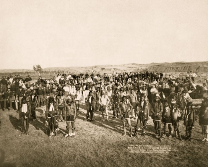 Picture of INDIAN GRASS DANCE ON THE CHEYENNE RIVER