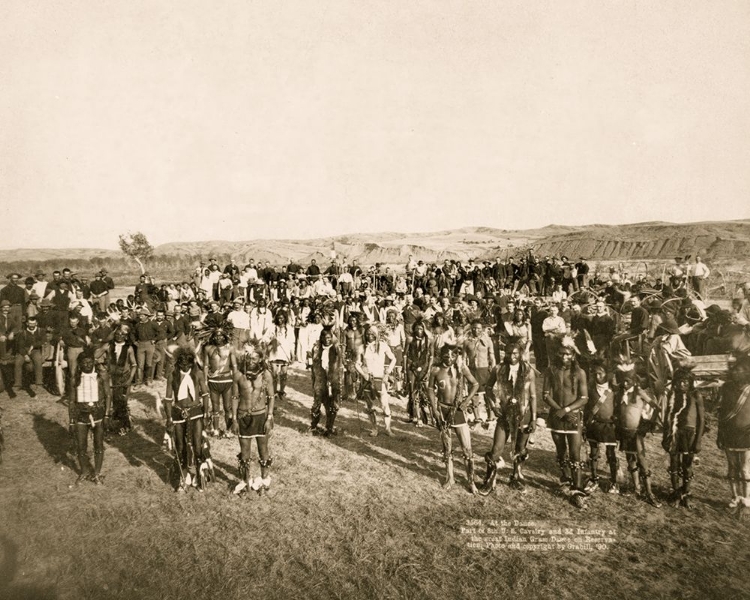Picture of INDIAN GRASS DANCE ON THE CHEYENNE RIVER