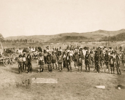 Picture of INDIAN GRASS DANCE ON THE CHEYENNE RIVER