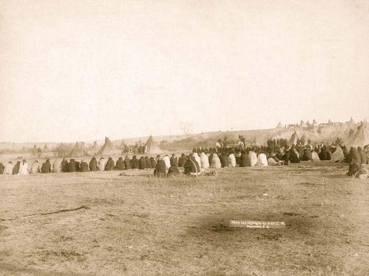 Picture of INDIAN COUNCIL IN HOSTILE CAMP
