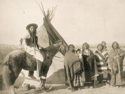 Picture of LAKOTA WOMEN AND INFANTS IN CRADLEBOARDS