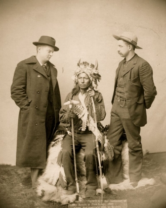 Picture of LITTLE, THE INSTIGATOR OF INDIAN REVOLT AT PINE RIDGE, 1890