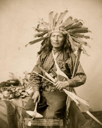 Picture of LITTLE, THE INSTIGATOR OF INDIAN REVOLT AT PINE RIDGE, 1890