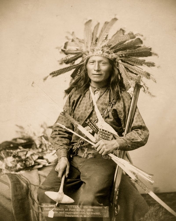 Picture of LITTLE, THE INSTIGATOR OF INDIAN REVOLT AT PINE RIDGE, 1890