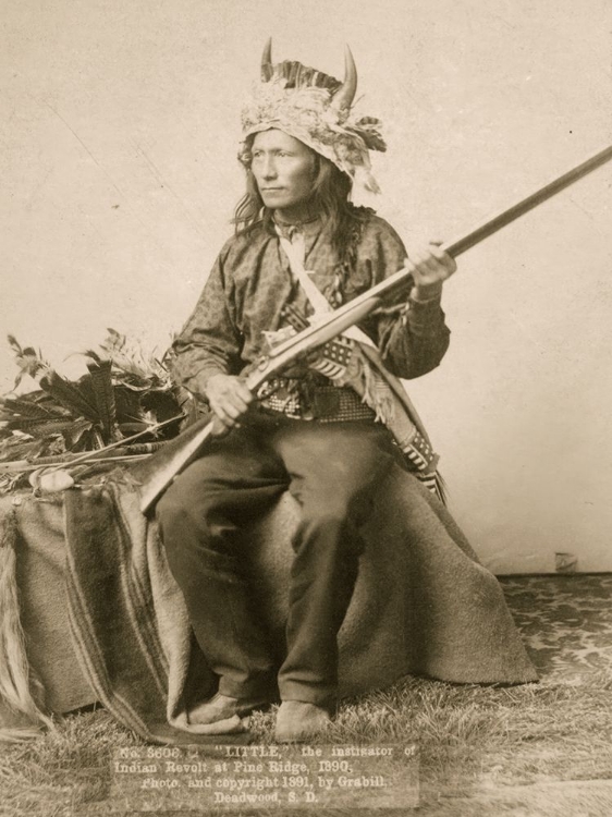 Picture of LITTLE, THE INSTIGATOR OF INDIAN REVOLT AT PINE RIDGE, 1891