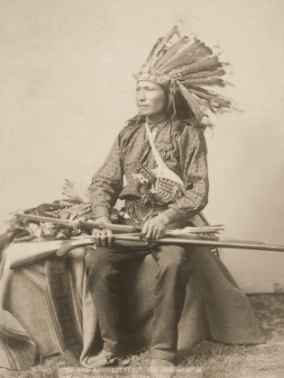 Picture of LITTLE, THE INSTIGATOR OF INDIAN REVOLT AT PINE RIDGE, 1892
