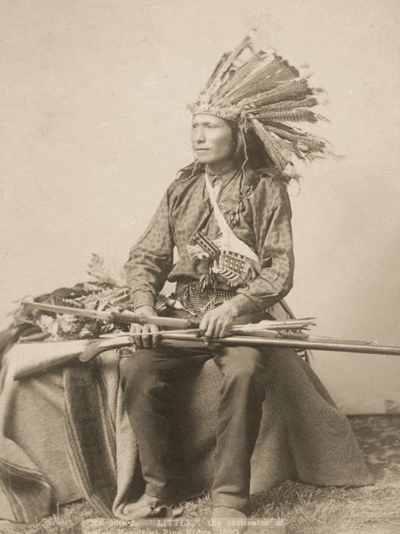 Picture of LITTLE, THE INSTIGATOR OF INDIAN REVOLT AT PINE RIDGE, 1892