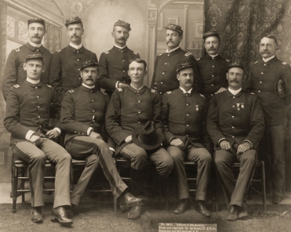 Picture of OFFICERS OF THE 9TH CAVALRY