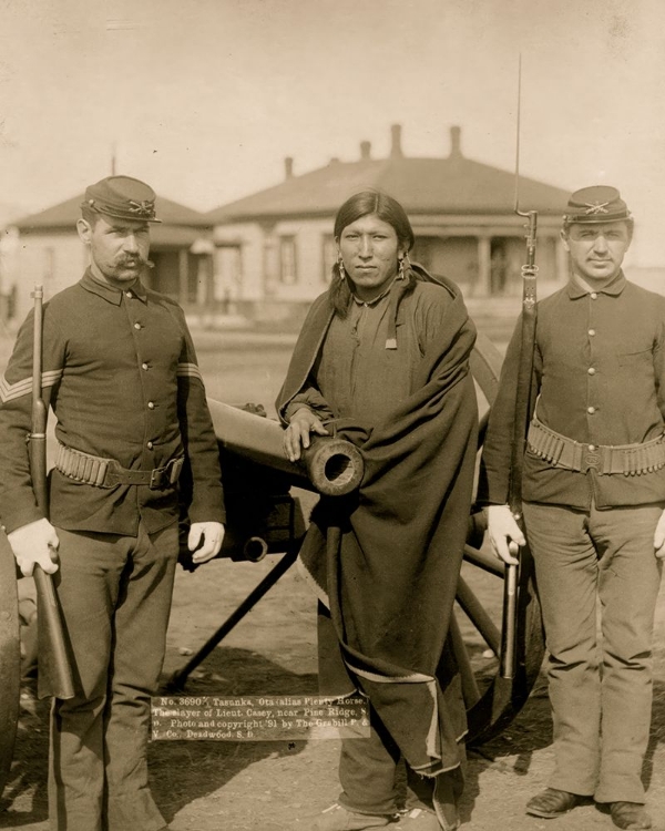 Picture of CAPT. TAYLOR AND INDIAN SCOUT