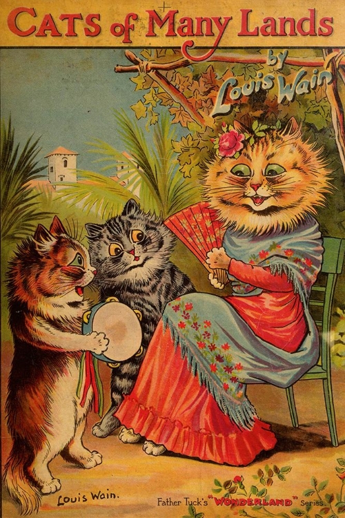 Picture of CATS OF MANY LANDS 1914 - FRONT COVER