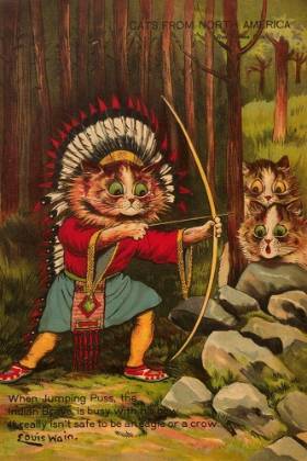 Picture of CATS OF MANY LANDS 1914 - NATIVE AMERICAN CATS