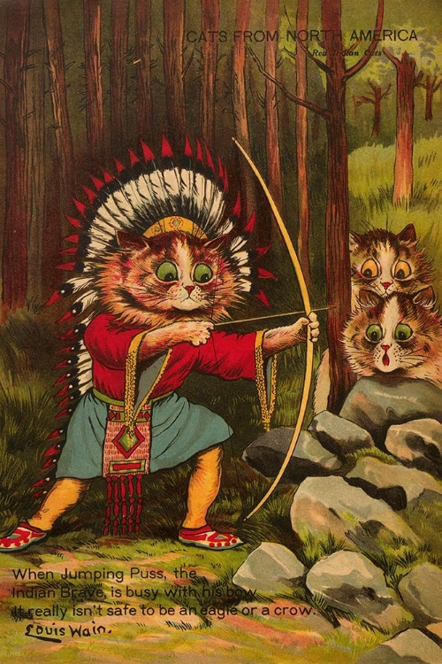 Picture of CATS OF MANY LANDS 1914 - NATIVE AMERICAN CATS