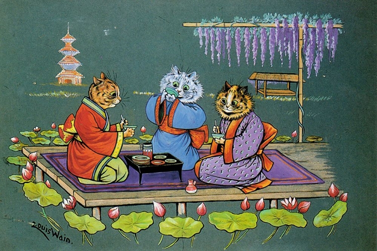 Picture of JAPANESE CATS 1910