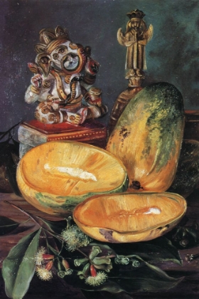 Picture of FRUIT AND FLOWERS OF CLOVE, AND MANGO