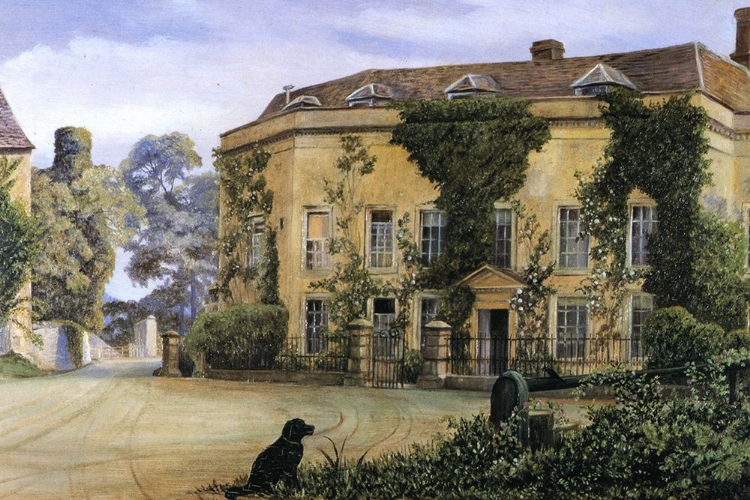 Picture of MOUNT HOUSE, GLOS WHERE MARIANNE SPENT  HER LAST YEARS