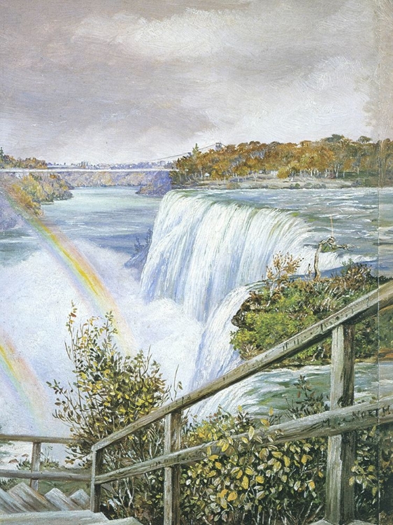 Picture of VIEW OF FALLS FROM PEARL ISLAND, NIAGARA, NORTH AMERICA