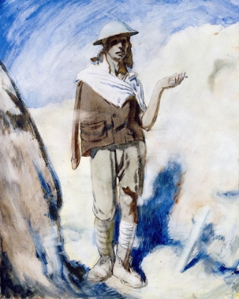 Picture of A MAN WITH A CIGARETTE 1917