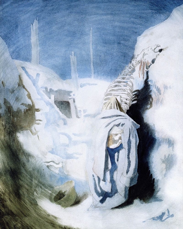 Picture of A SKELETON IN A TRENCH 1917