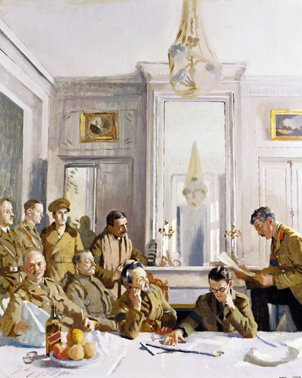 Picture of MEMBERS OF THE ALLIED PRESS CAMP 1918