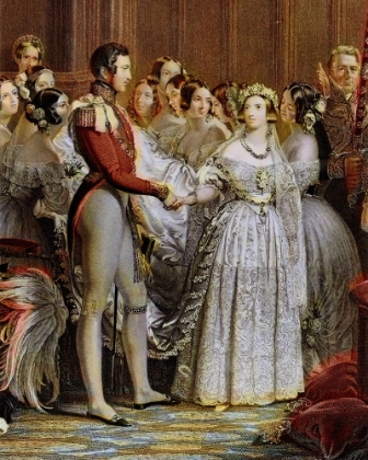 Picture of ENGRAVING OF THE WEDDING OF VICTORIA AND ALBERT IN 1840