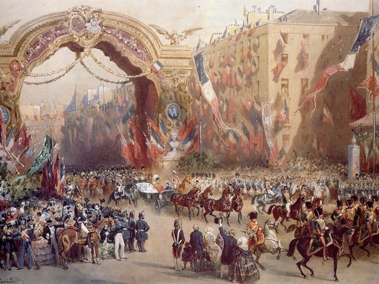 Picture of QUEEN VICTORIAS STATE VISIT TO PARIS 1855