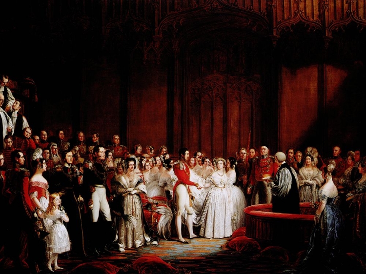 Picture of MARRIAGE OF VICTORIA AND ALBERT 1840