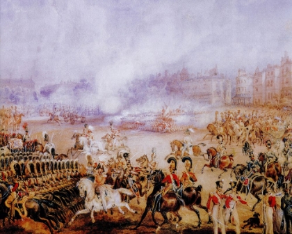 Picture of VICTORIAS ACCESSION DAY SALUTE IN HYDE PARK 1837