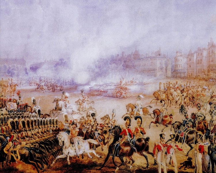 Picture of VICTORIAS ACCESSION DAY SALUTE IN HYDE PARK 1837