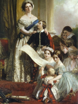 Picture of QUEEN VICTORIA AND HER CHILDREN 1851