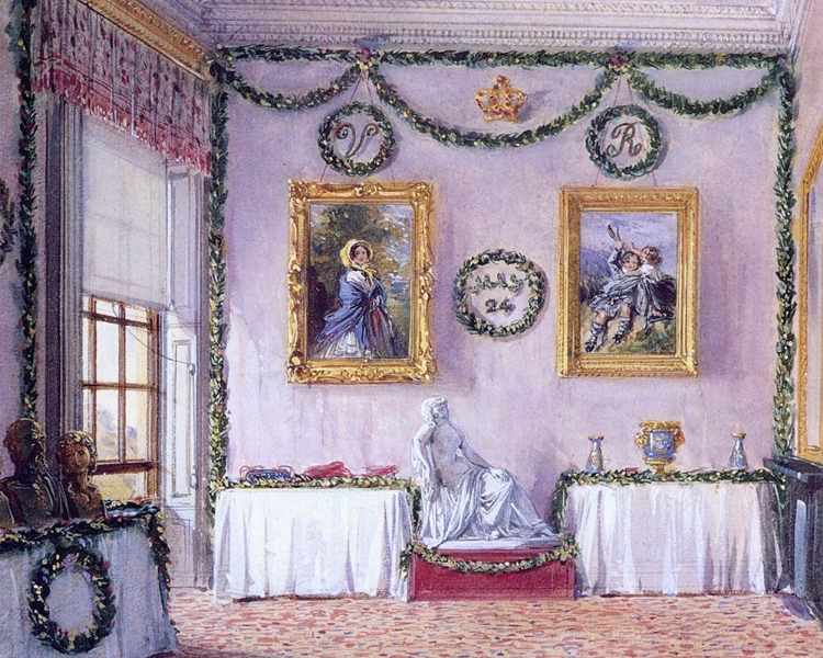 Picture of QUEEN VICTORIAS BIRTHDAY TABLE 1849