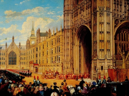 Picture of VICTORIA ARRIVING AT THE STATE OPENING OF PARLIAMENT