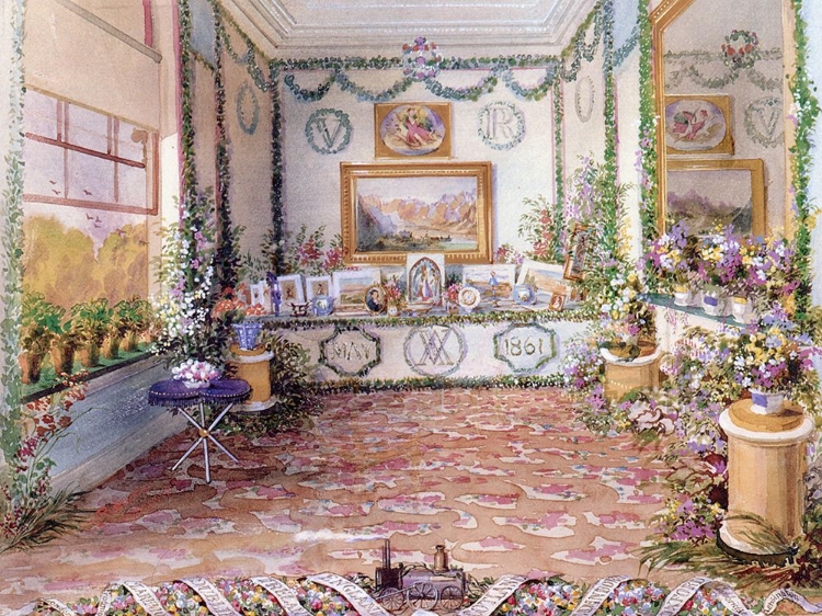 Picture of LAST OF QUEEN VICTORIAS BIRTHDAY TABLES AT OSBORNE 1861