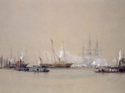 Picture of NAVAL REVIEW AT SPITHEAD 1853