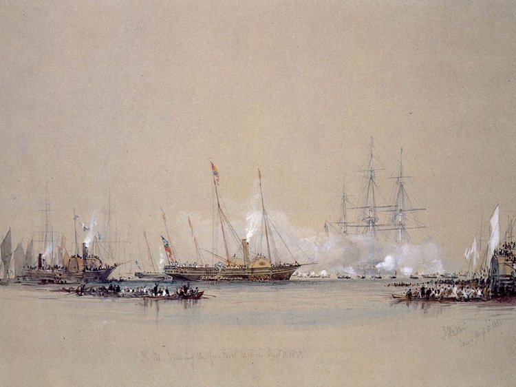 Picture of NAVAL REVIEW AT SPITHEAD 1853