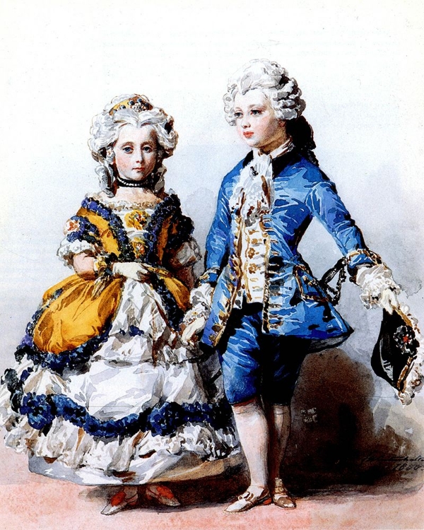 Picture of ALICE AND VICKY DANCING FOR VICTORIA BIRTHDAY 1850