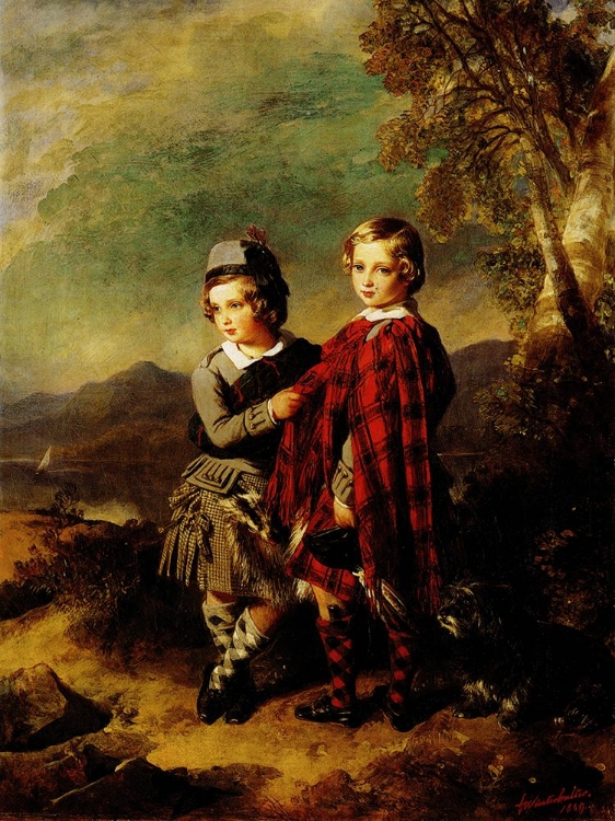 Picture of VICTORIAS ELDEST SON, ALBERT EDWARD VII WITH PRINCE ALFRED