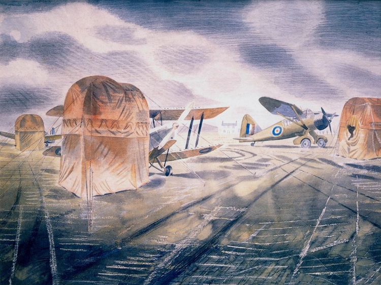 Picture of AEROPLANES ON A AIRFIELD 1942